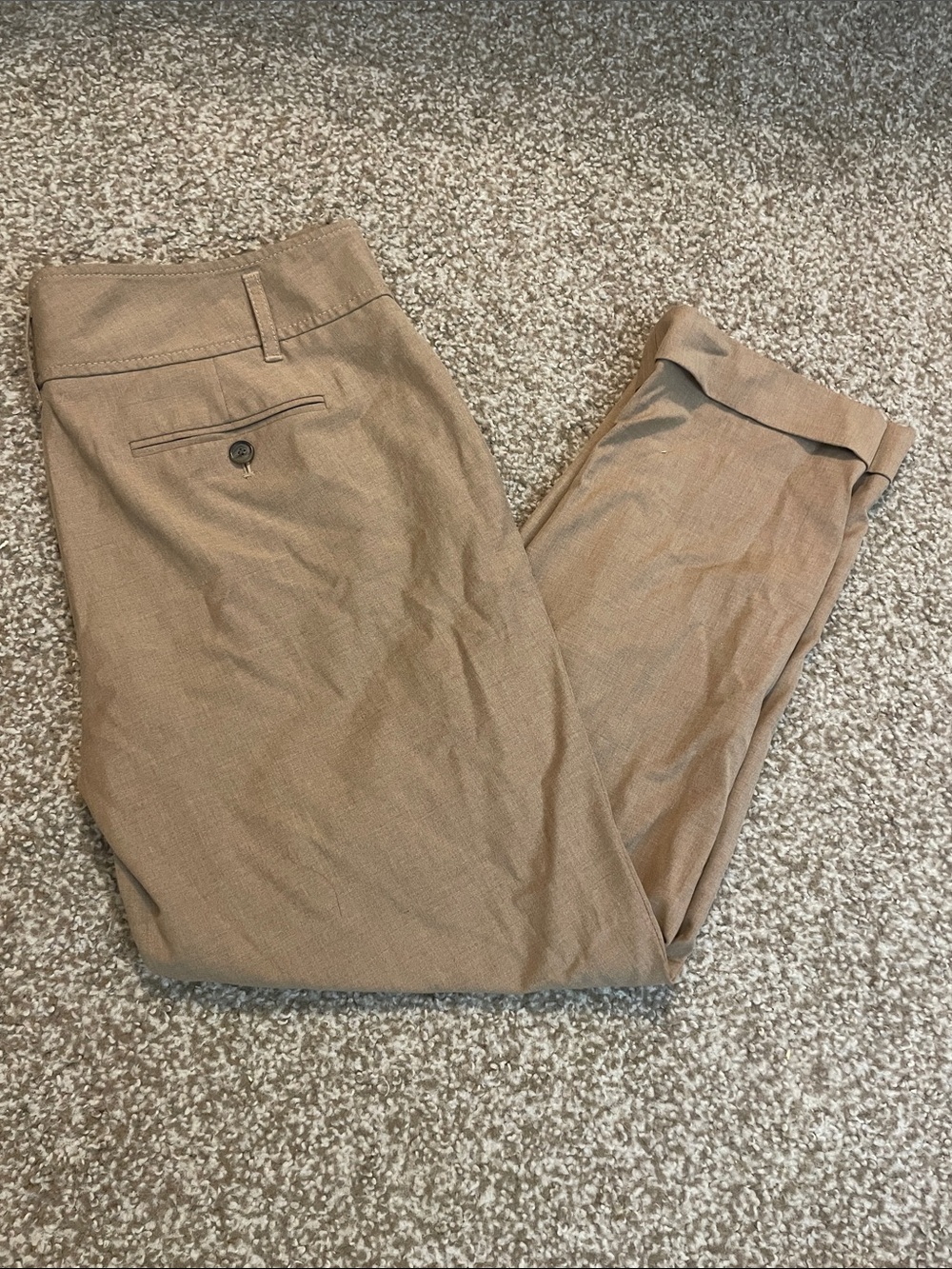 Ann Taylor LOFT Straight Leg Cuffed Dress Pants